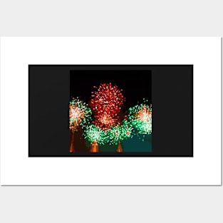 Pixel Firework No.49 Posters and Art
